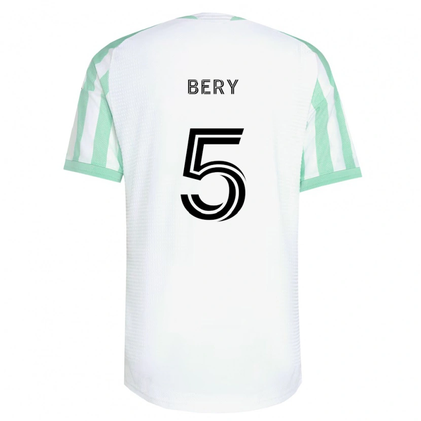 Danxen Heren Jules Bery #5 Lichtgroen Zwart Wit Uitshirt Uittenue 2026/27 T-Shirt België