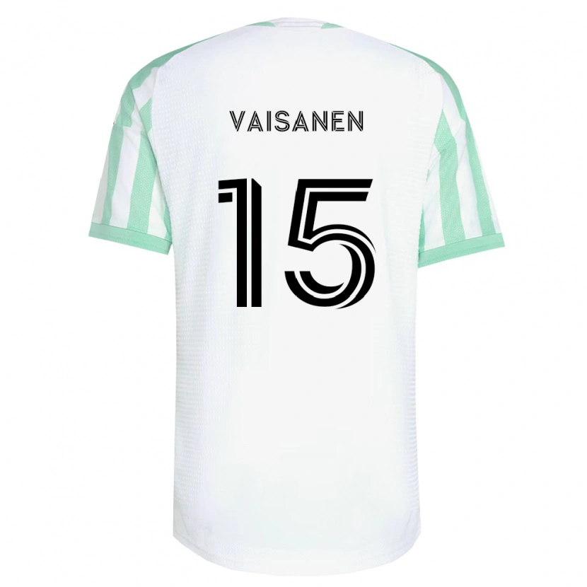 Danxen Heren Leo Väisänen #15 Lichtgroen Zwart Wit Uitshirt Uittenue 2026/27 T-Shirt België