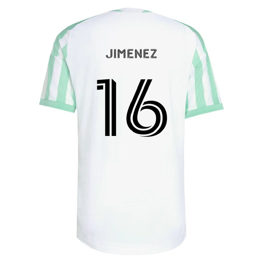 Danxen Heren Héctor Jiménez #16 Lichtgroen Zwart Wit Uitshirt Uittenue 2026/27 T-Shirt België