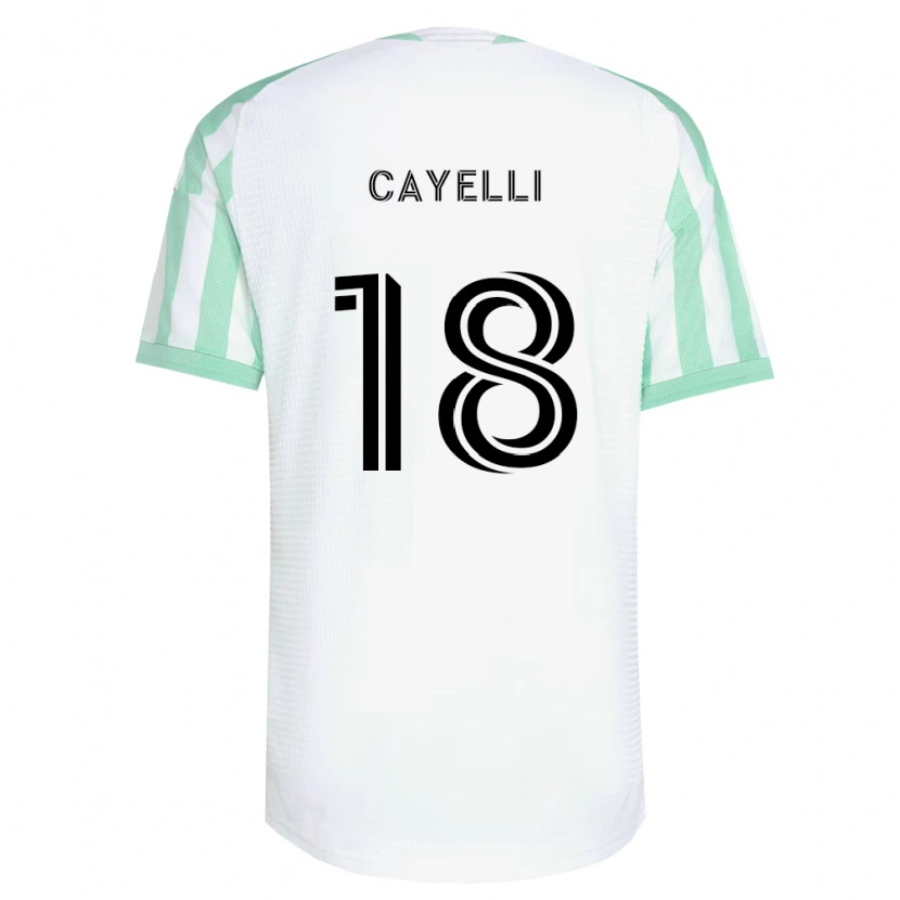 Danxen Heren Patrick Cayelli #18 Lichtgroen Zwart Wit Uitshirt Uittenue 2026/27 T-Shirt België