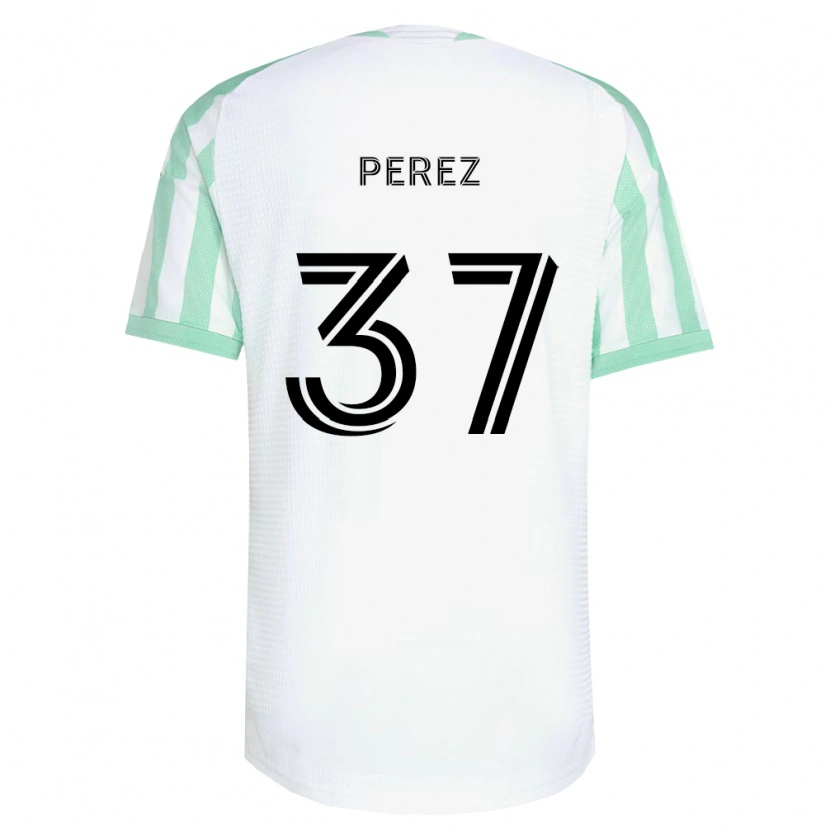 Danxen Heren Damion Perez #37 Lichtgroen Zwart Wit Uitshirt Uittenue 2026/27 T-Shirt België