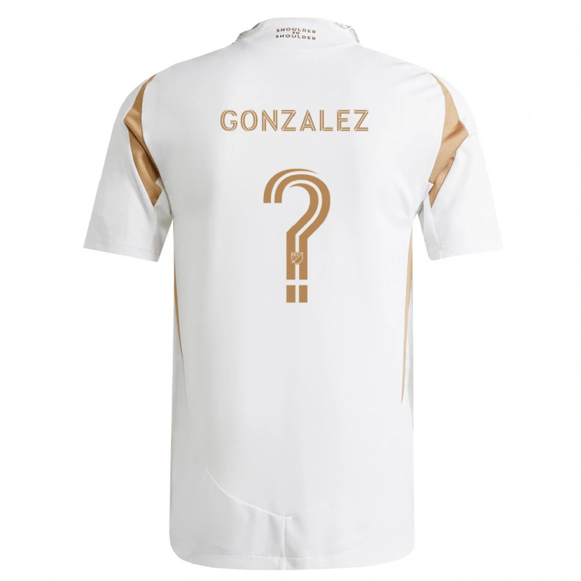 Danxen Heren Mario Gonzalez #0 Wit Bruin Uitshirt Uittenue 2026/27 T-Shirt België