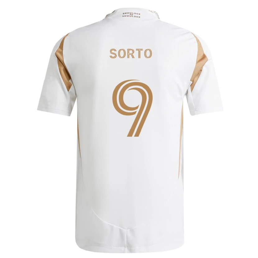 Danxen Heren Andrew Sorto #9 Wit Bruin Uitshirt Uittenue 2026/27 T-Shirt België