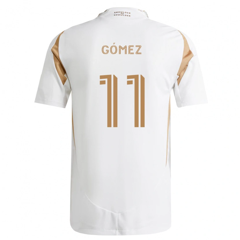 Danxen Heren Félix Gómez #11 Wit Bruin Uitshirt Uittenue 2026/27 T-Shirt België