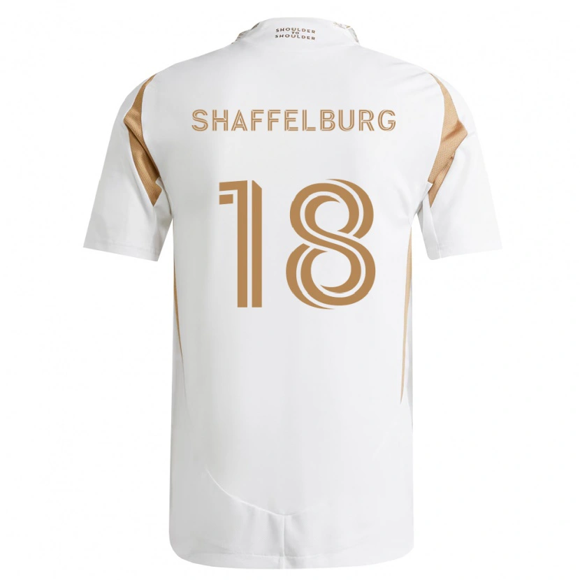 Danxen Heren Jacob Shaffelburg #18 Wit Bruin Uitshirt Uittenue 2026/27 T-Shirt België