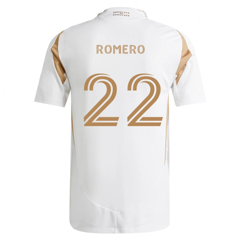 Danxen Heren Abraham Romero #22 Wit Bruin Uitshirt Uittenue 2026/27 T-Shirt België