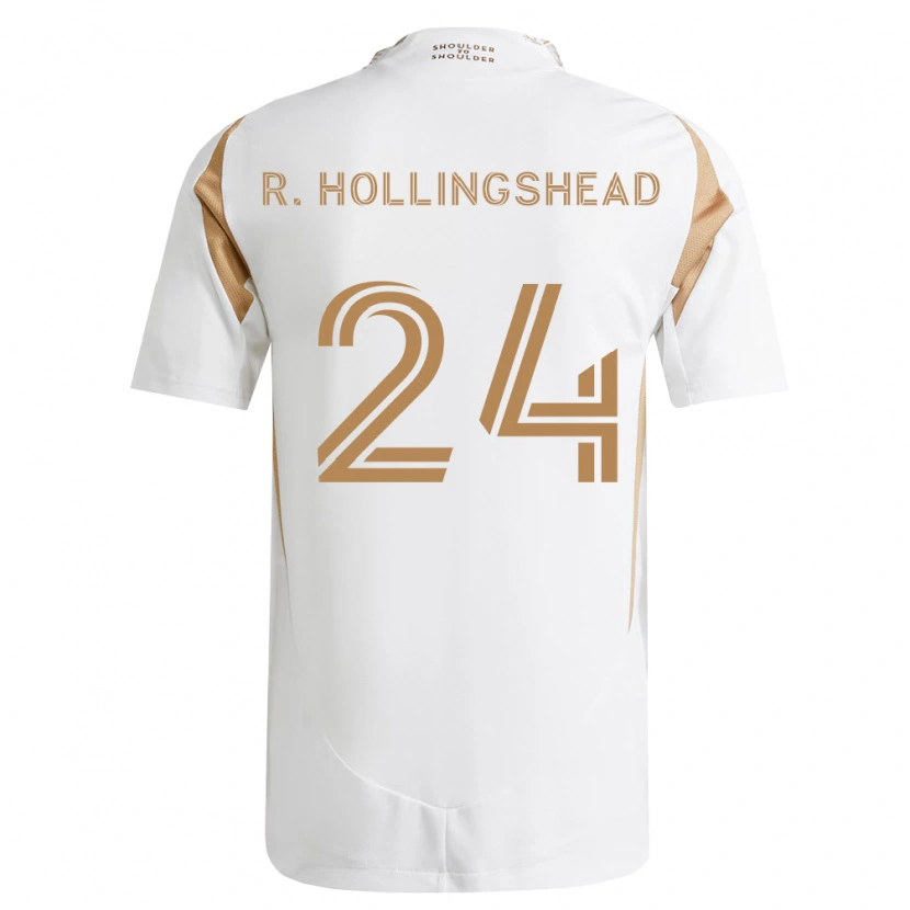 Danxen Heren Ryan Hollingshead #24 Wit Bruin Uitshirt Uittenue 2026/27 T-Shirt België
