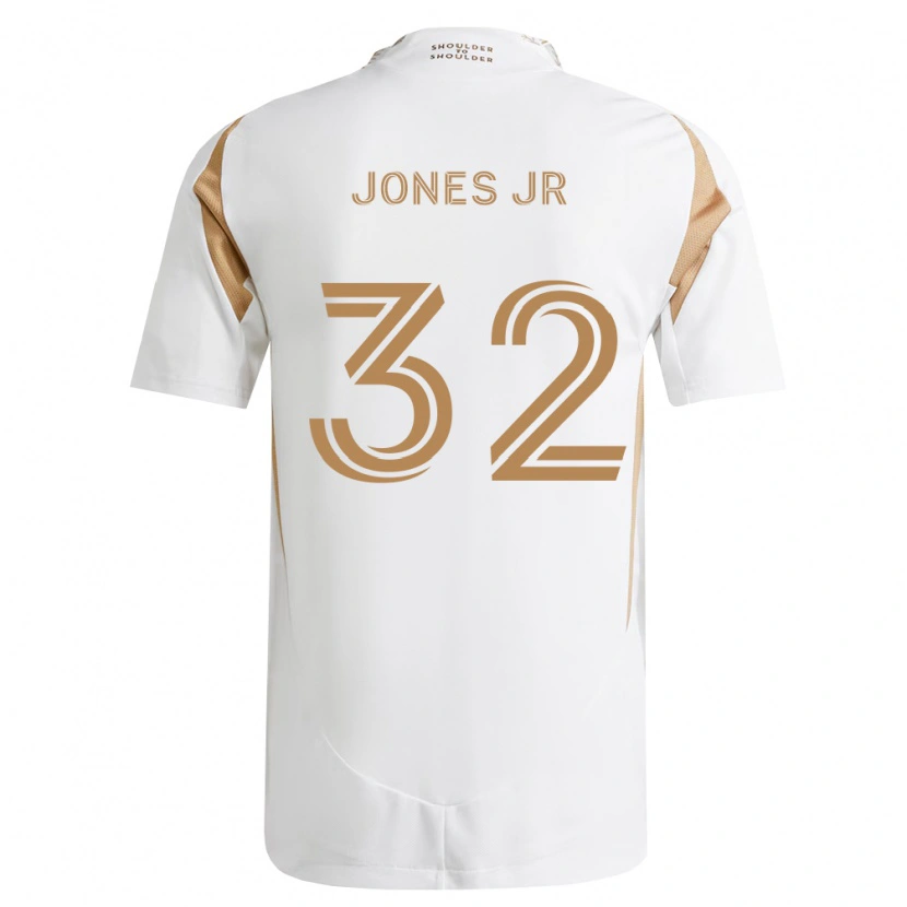 Danxen Heren Deryk Jones Jr #32 Wit Bruin Uitshirt Uittenue 2026/27 T-Shirt België