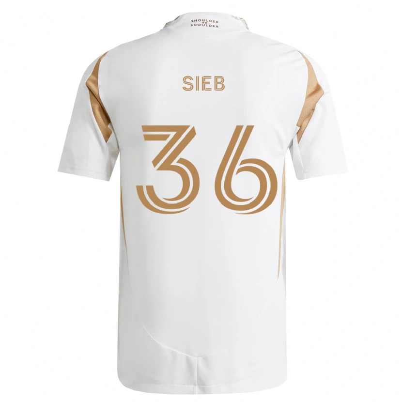 Danxen Heren Armindo Sieb #36 Wit Bruin Uitshirt Uittenue 2026/27 T-Shirt België