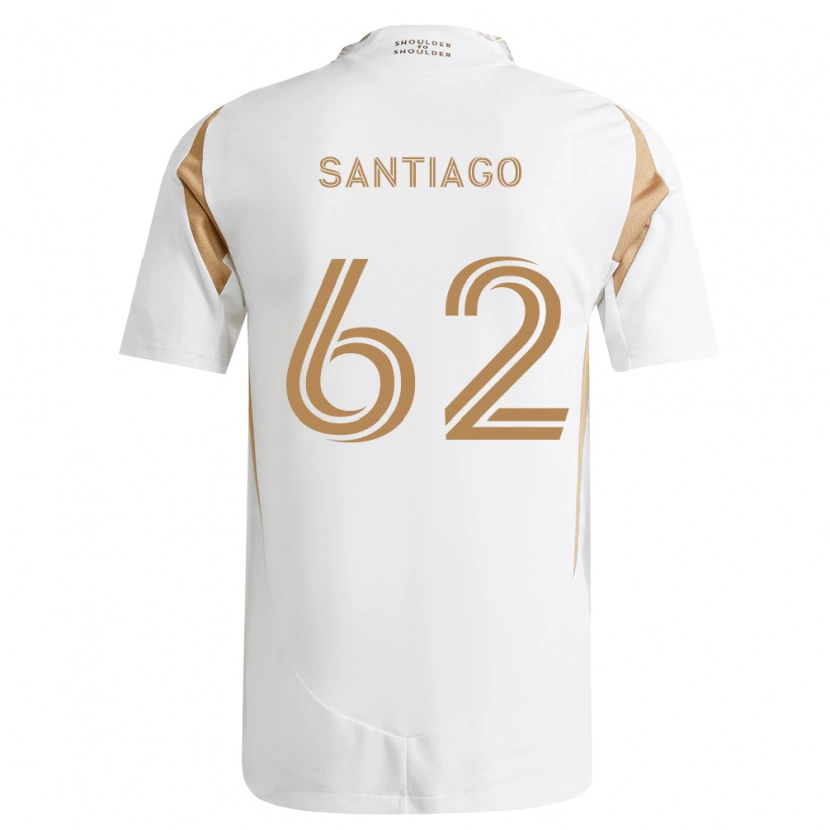 Danxen Heren Joshua Santiago #62 Wit Bruin Uitshirt Uittenue 2026/27 T-Shirt België