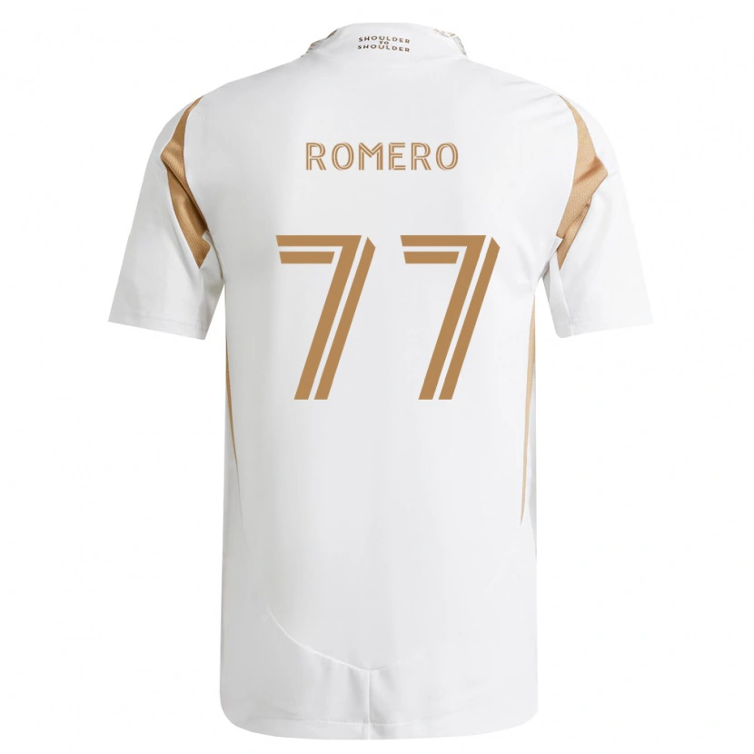 Danxen Heren Alexander Romero #77 Wit Bruin Uitshirt Uittenue 2026/27 T-Shirt België