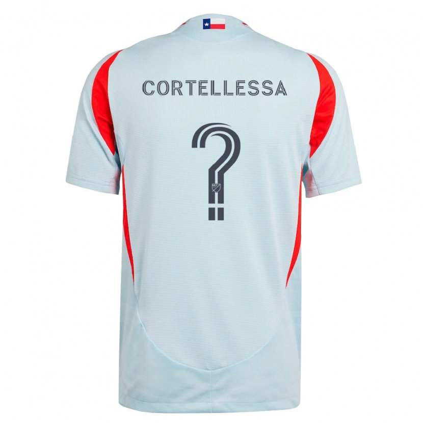 Danxen Heren Michael Cortellessa #0 Donkergrijs Wit Rood Uitshirt Uittenue 2026/27 T-Shirt België