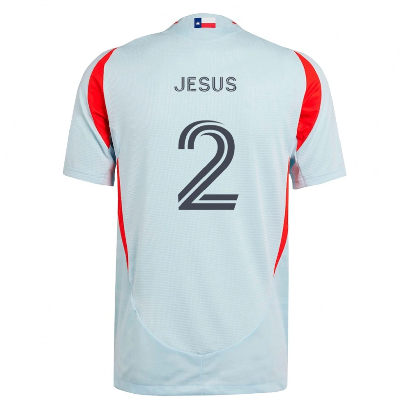Danxen Heren Geovane Jesus #2 Donkergrijs Wit Rood Uitshirt Uittenue 2026/27 T-Shirt België