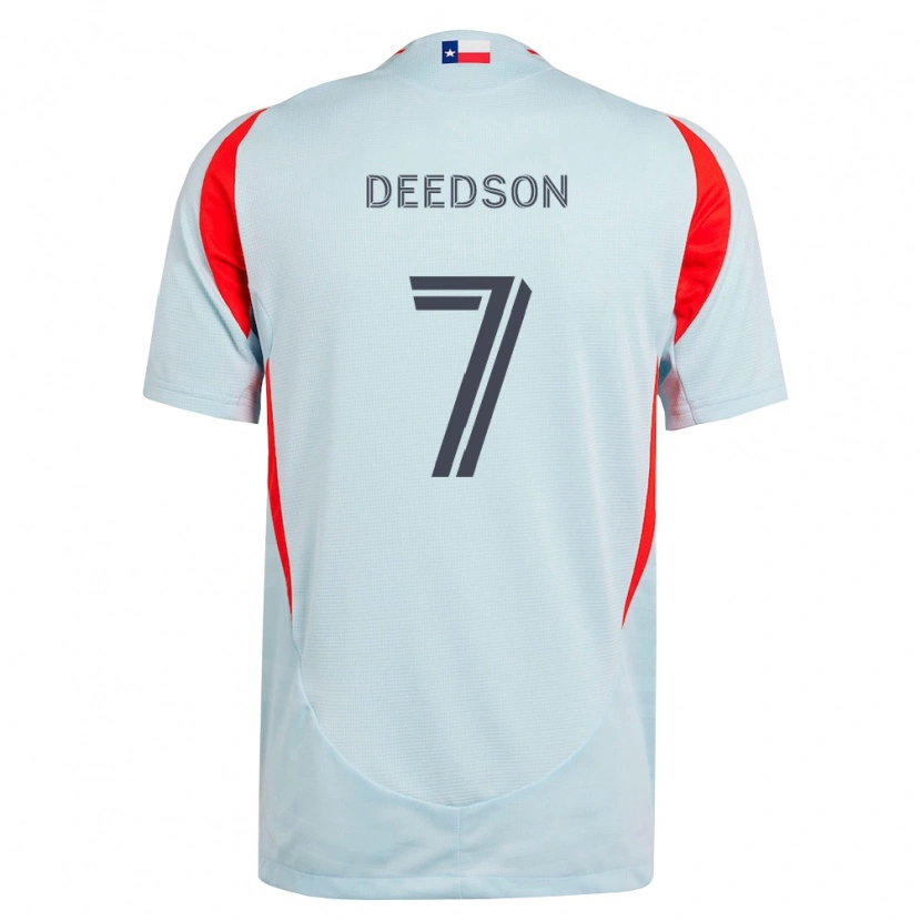 Danxen Heren Louicius Deedson #7 Donkergrijs Wit Rood Uitshirt Uittenue 2026/27 T-Shirt België