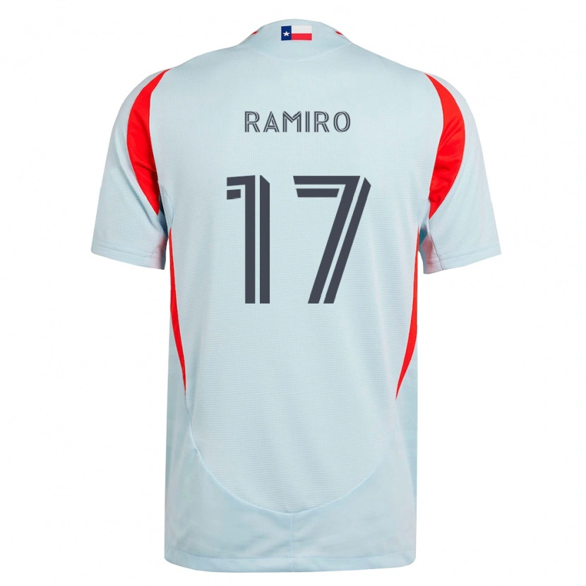 Danxen Heren Ramiro Moschen Benetti #17 Donkergrijs Wit Rood Uitshirt Uittenue 2026/27 T-Shirt België