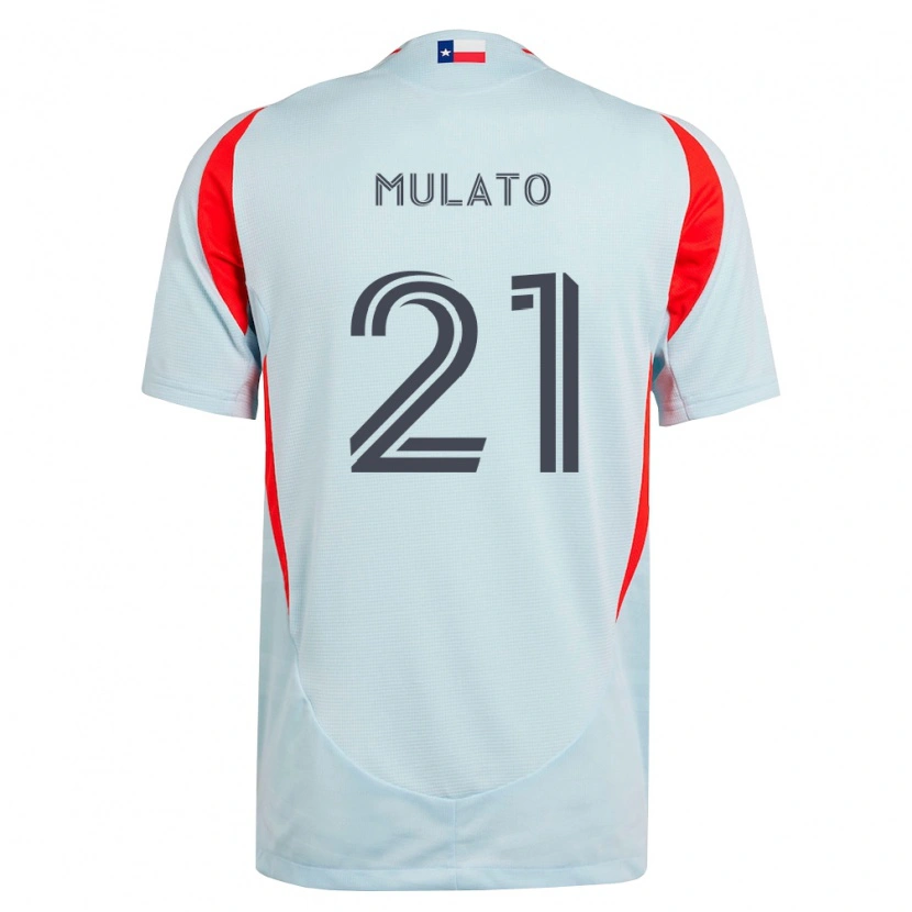 Danxen Heren José Mulato #21 Donkergrijs Wit Rood Uitshirt Uittenue 2026/27 T-Shirt België
