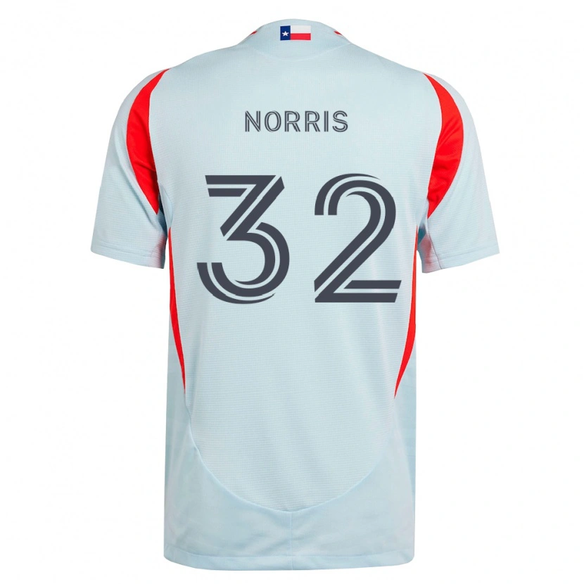 Danxen Heren Nolan Norris #32 Donkergrijs Wit Rood Uitshirt Uittenue 2026/27 T-Shirt België