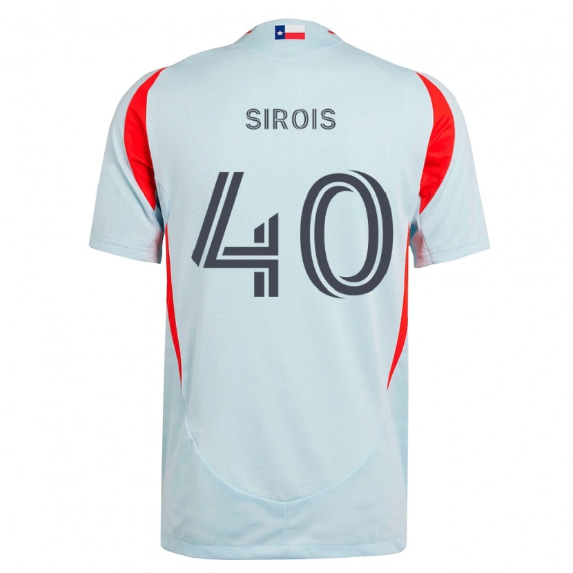 Danxen Heren Jonathan Sirois #40 Donkergrijs Wit Rood Uitshirt Uittenue 2026/27 T-Shirt België
