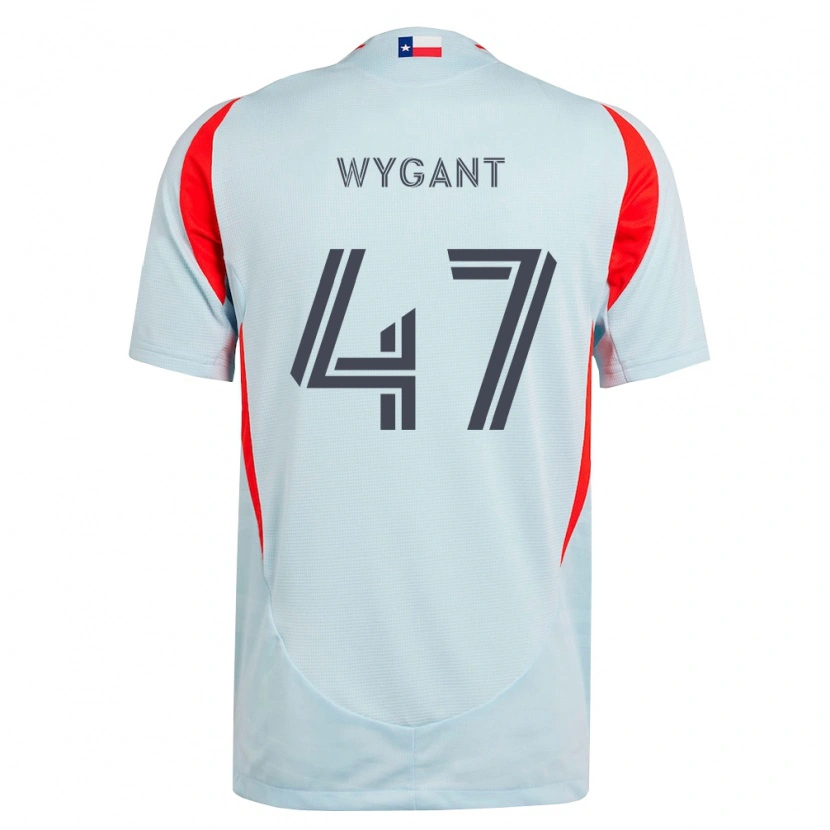 Danxen Heren Christian Wygant #47 Donkergrijs Wit Rood Uitshirt Uittenue 2026/27 T-Shirt België