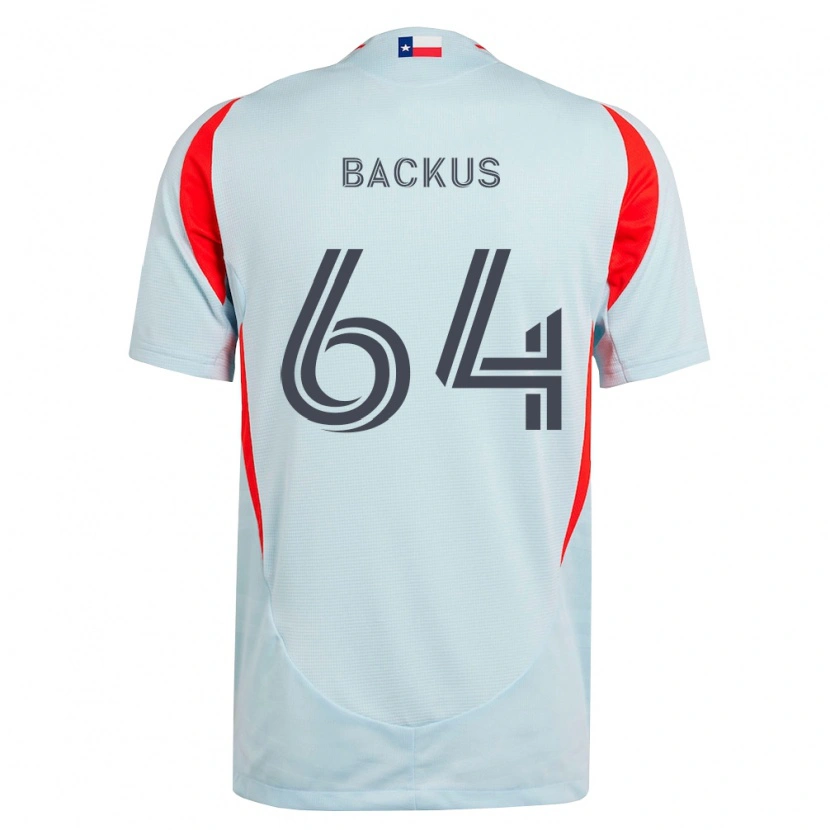 Danxen Heren Braeden Backus #64 Donkergrijs Wit Rood Uitshirt Uittenue 2026/27 T-Shirt België