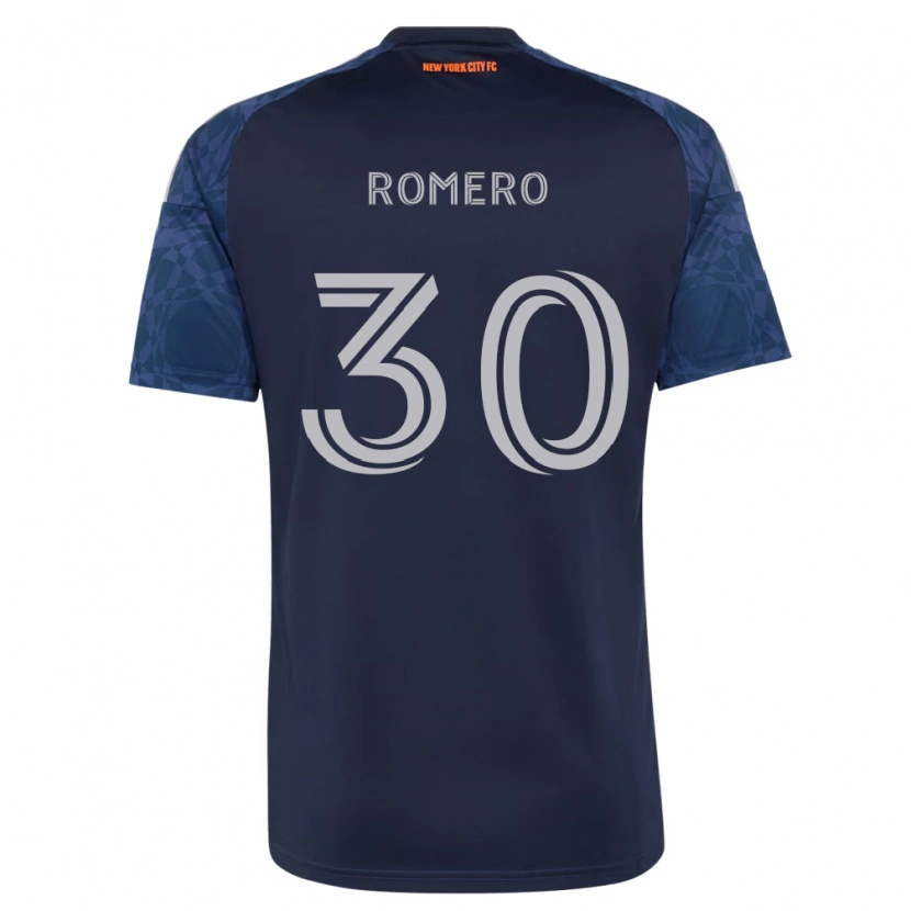Danxen Heren Tomás Romero #30 Diep Blauw Wit Uitshirt Uittenue 2026/27 T-Shirt België
