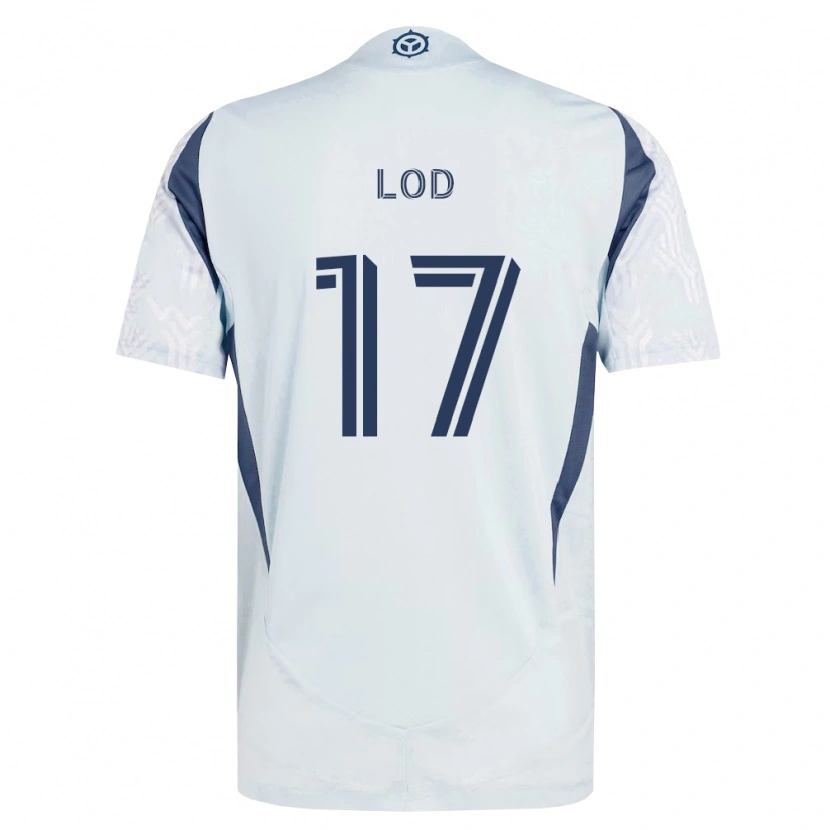 Danxen Heren Robin Lod #17 Blauw Grijs Wit Uitshirt Uittenue 2026/27 T-Shirt België