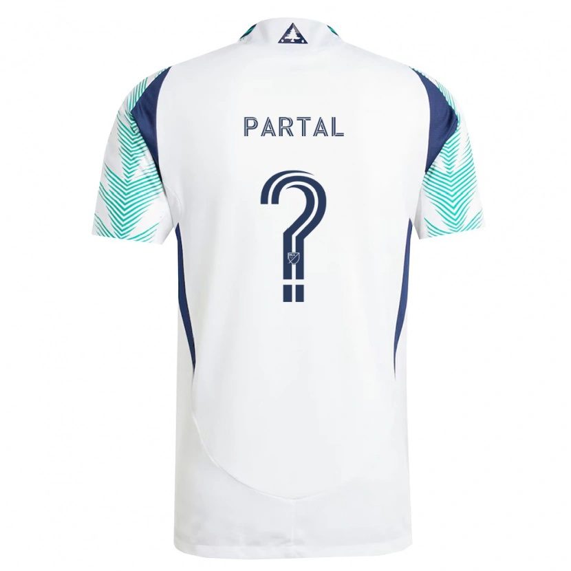 Danxen Heren Joshua Partal #0 Wit Marineblauw Lichtgroen Uitshirt Uittenue 2026/27 T-Shirt België