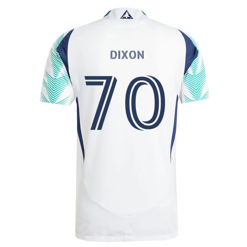 Danxen Heren Daniel Dixon #70 Wit Marineblauw Lichtgroen Uitshirt Uittenue 2026/27 T-Shirt België