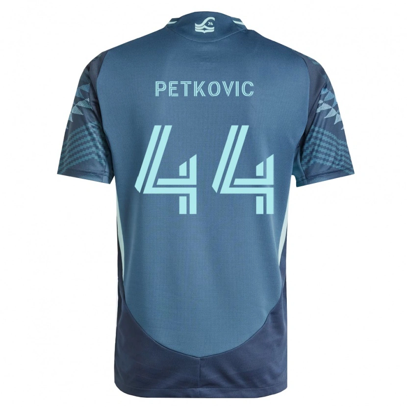 Danxen Heren Nikola Petković #44 Marineblauw Groen Uitshirt Uittenue 2026/27 T-Shirt België