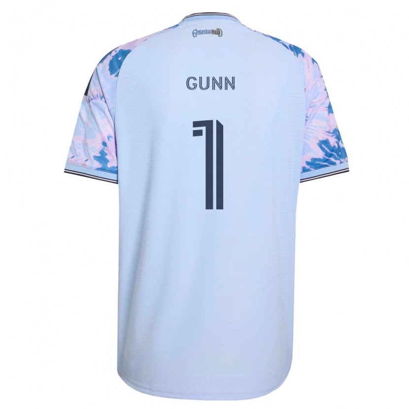 Danxen Heren Angus Gunn #1 Koninklijk Blauw Wit Zwart Uitshirt Uittenue 2026/27 T-Shirt België