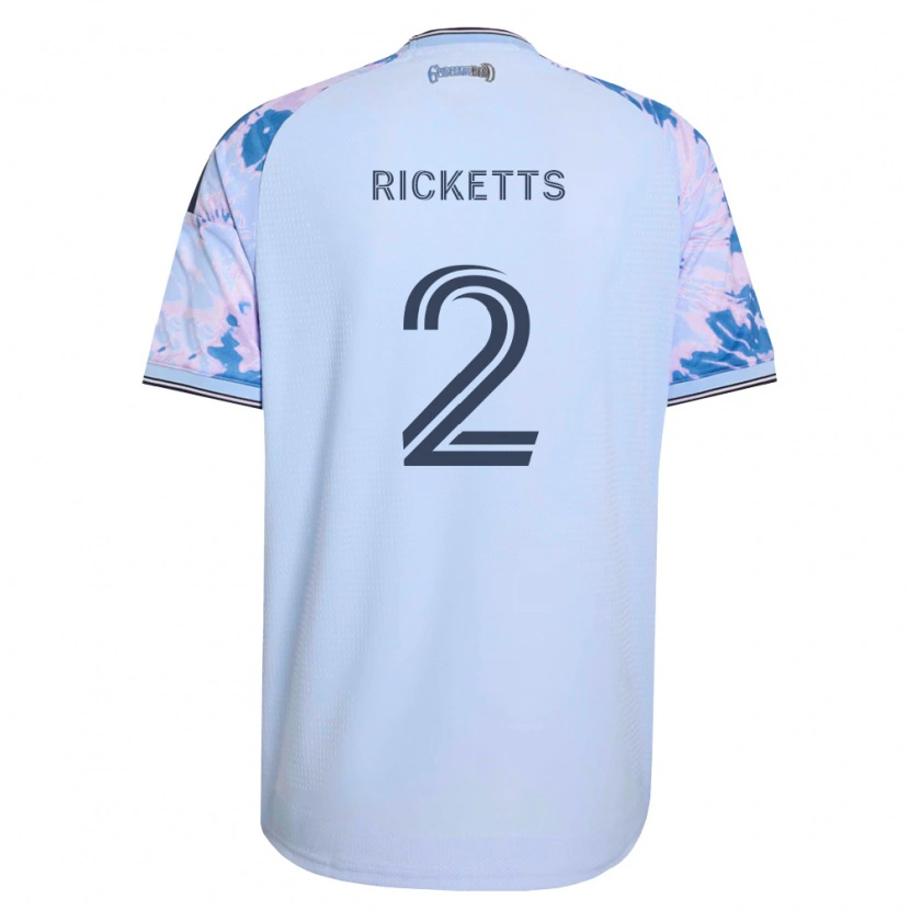 Danxen Heren Jamar Ricketts #2 Koninklijk Blauw Wit Zwart Uitshirt Uittenue 2026/27 T-Shirt België