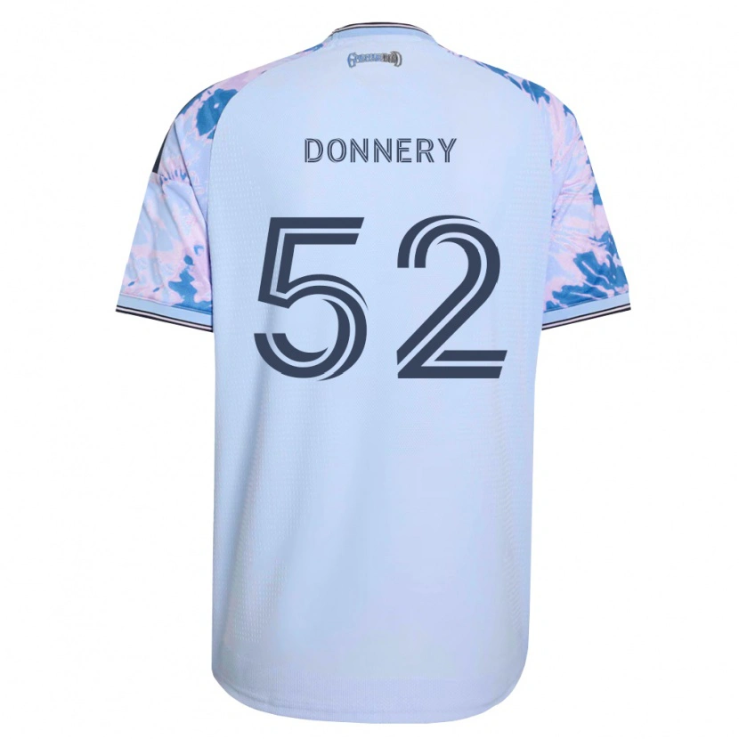 Danxen Heren Julian Donnery #52 Koninklijk Blauw Wit Zwart Uitshirt Uittenue 2026/27 T-Shirt België