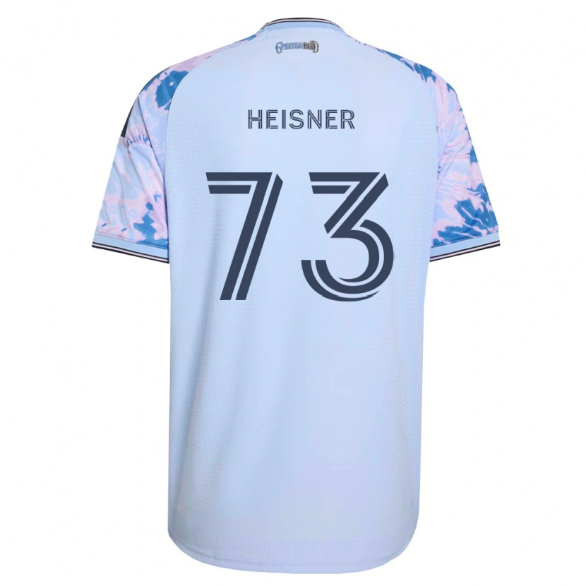 Danxen Heren Jacob Heisner #73 Koninklijk Blauw Wit Zwart Uitshirt Uittenue 2026/27 T-Shirt België