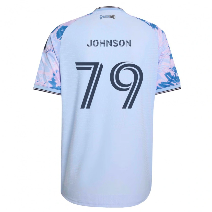 Danxen Heren Darius Johnson #79 Koninklijk Blauw Wit Zwart Uitshirt Uittenue 2026/27 T-Shirt België