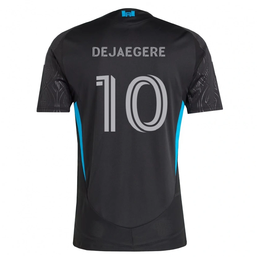 Danxen Heren Brecht Dejaegere #10 Zwart Wit Hemelsblauw Uitshirt Uittenue 2026/27 T-Shirt België