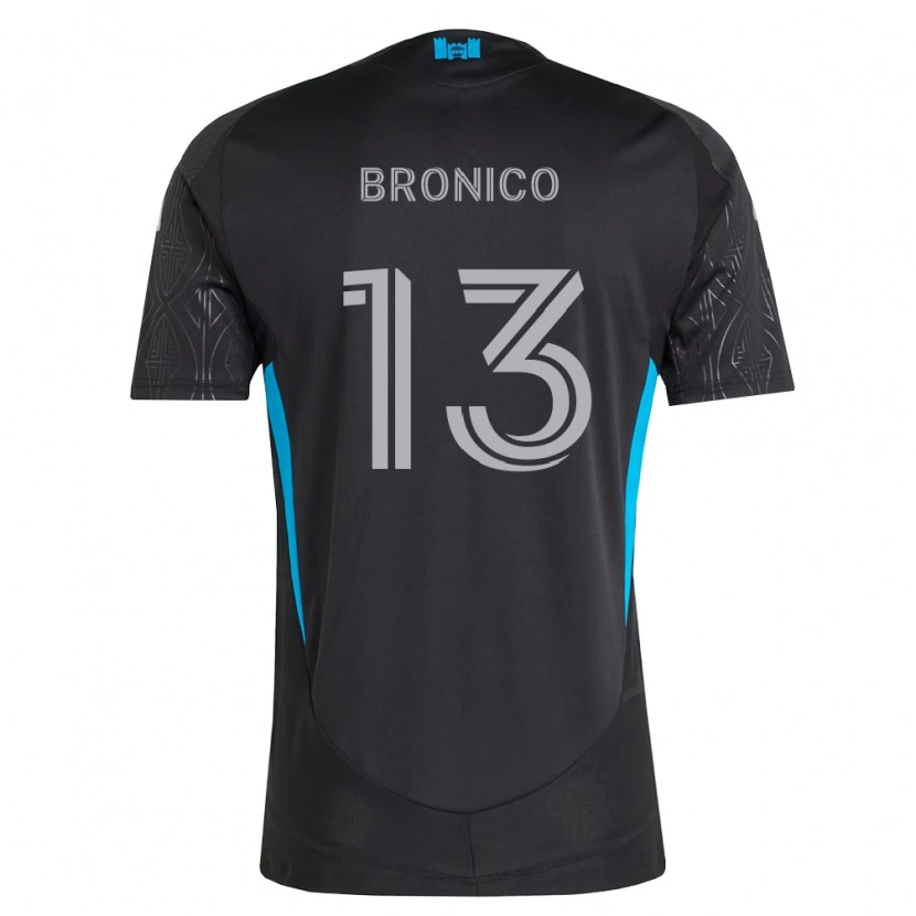 Danxen Heren Brandt Bronico #13 Zwart Wit Hemelsblauw Uitshirt Uittenue 2026/27 T-Shirt België