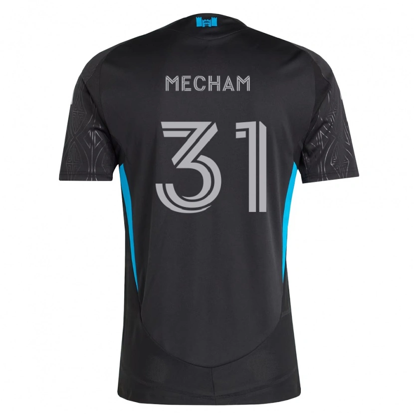 Danxen Heren Jake Mecham #31 Zwart Wit Hemelsblauw Uitshirt Uittenue 2026/27 T-Shirt België