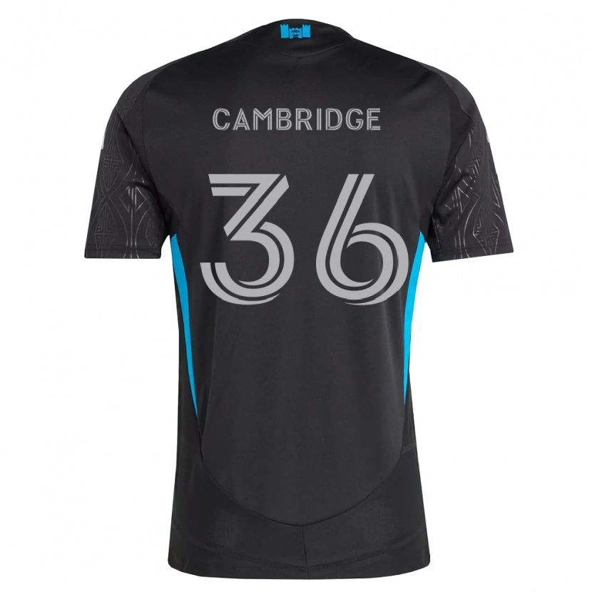 Danxen Heren Brandon Cambridge #36 Zwart Wit Hemelsblauw Uitshirt Uittenue 2026/27 T-Shirt België