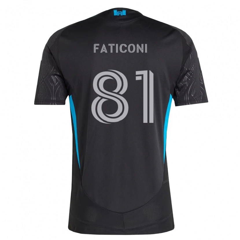 Danxen Heren Trey Faticoni #81 Zwart Wit Hemelsblauw Uitshirt Uittenue 2026/27 T-Shirt België