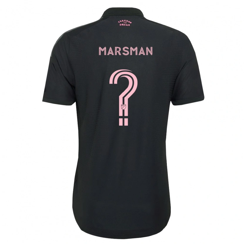 Danxen Heren Nick Marsman #0 Roze Zwart Wit Uitshirt Uittenue 2026/27 T-Shirt België