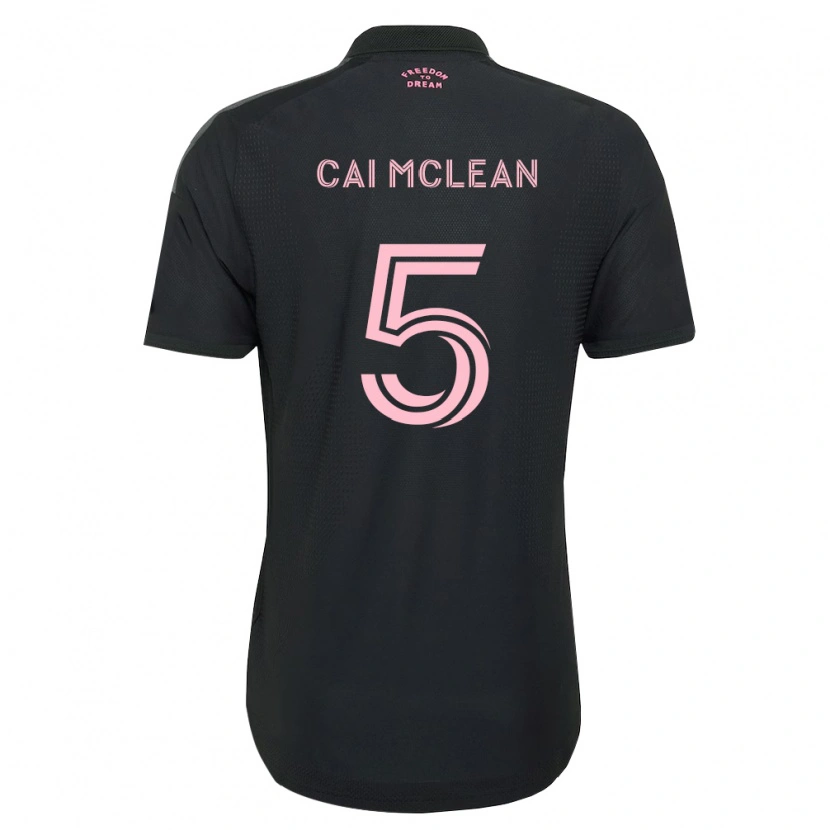 Danxen Heren Cai Mclean #5 Roze Zwart Wit Uitshirt Uittenue 2026/27 T-Shirt België