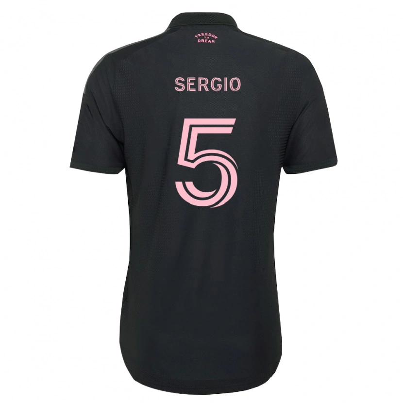 Danxen Heren Sergio Busquets #5 Roze Zwart Wit Uitshirt Uittenue 2026/27 T-Shirt België
