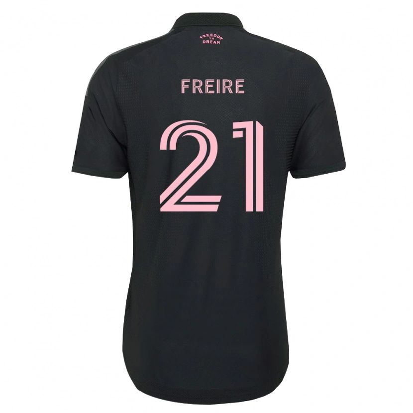 Danxen Heren Nicolas Freire #21 Roze Zwart Wit Uitshirt Uittenue 2026/27 T-Shirt België
