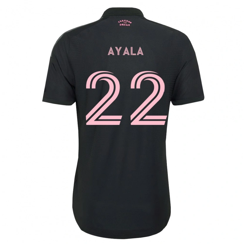 Danxen Heren David Ayala #22 Roze Zwart Wit Uitshirt Uittenue 2026/27 T-Shirt België