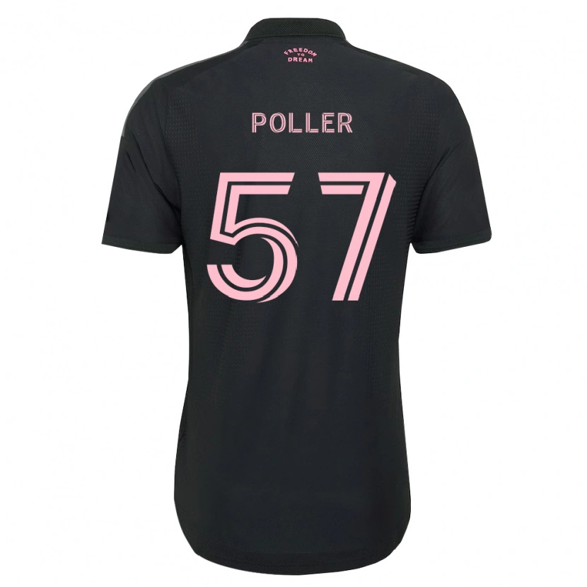 Danxen Heren Sebastian Poller #57 Roze Zwart Wit Uitshirt Uittenue 2026/27 T-Shirt België