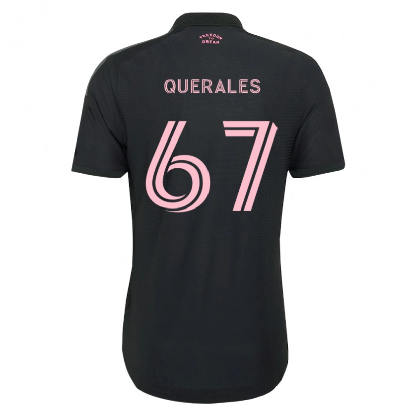 Danxen Heren Arturo Querales #67 Roze Zwart Wit Uitshirt Uittenue 2026/27 T-Shirt België