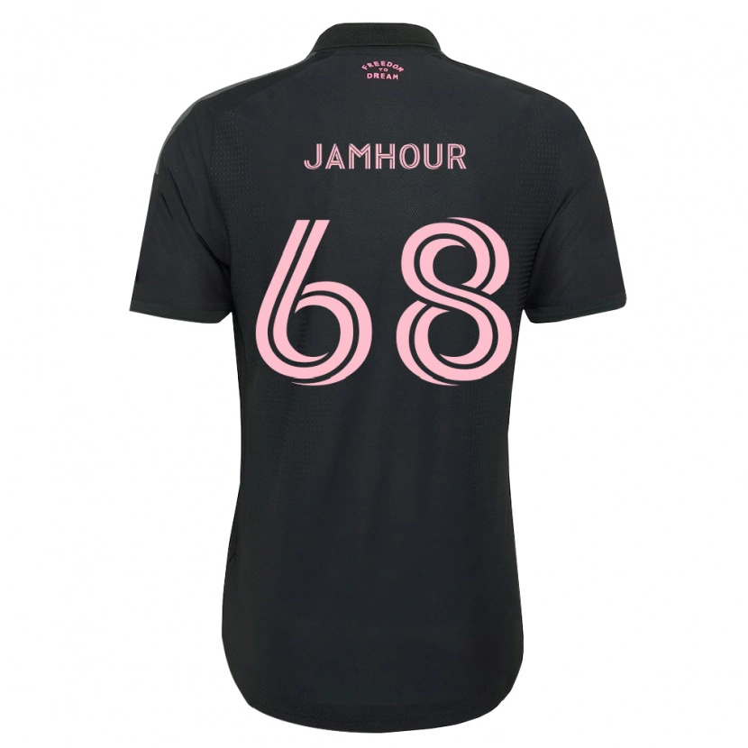 Danxen Heren Mohammed Jamhour #68 Roze Zwart Wit Uitshirt Uittenue 2026/27 T-Shirt België
