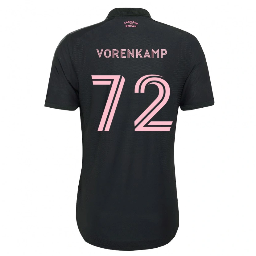 Danxen Heren Theo Vorenkamp #72 Roze Zwart Wit Uitshirt Uittenue 2026/27 T-Shirt België