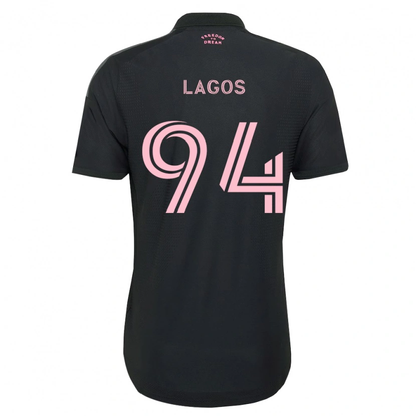 Danxen Heren Diego Lagos #94 Roze Zwart Wit Uitshirt Uittenue 2026/27 T-Shirt België