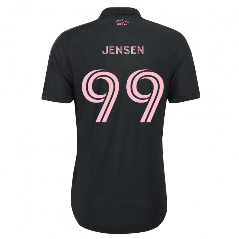 Danxen Heren Cole Jensen #99 Roze Zwart Wit Uitshirt Uittenue 2026/27 T-Shirt België